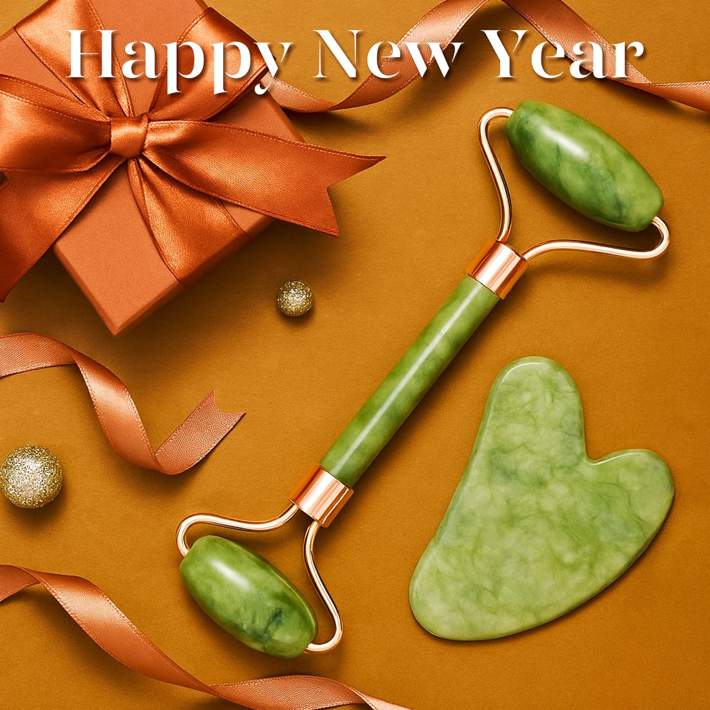 BAIMEI IcyMe Gua Sha & Jade Roller Facial Tools Face Roller and Gua Sha Set for Puffiness and Redness Reducing Skin Care Routine, Self Care Gift Beauty & Personal Care BAIMEI