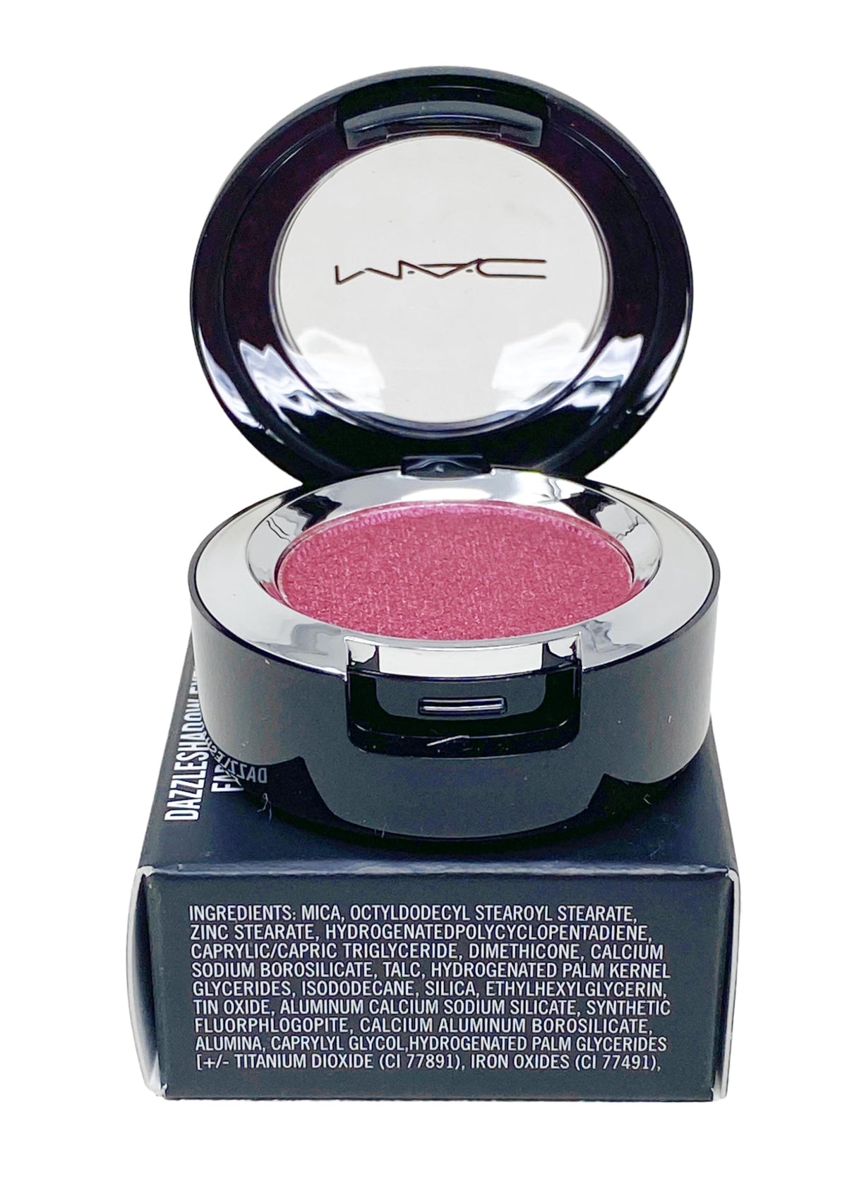 MAC Dazzleshadow Extreme - Celebutante (Rosy pink with red sparkle) .05 Oz/1.5g