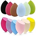 12 Pieces Professional Makeup Sponge Set,Latex Free Flawless Soft Setting Face Puffs,Multicolor Beauty Sponge Blender Cosmetic Applicator Beauty & Personal Care Scartink