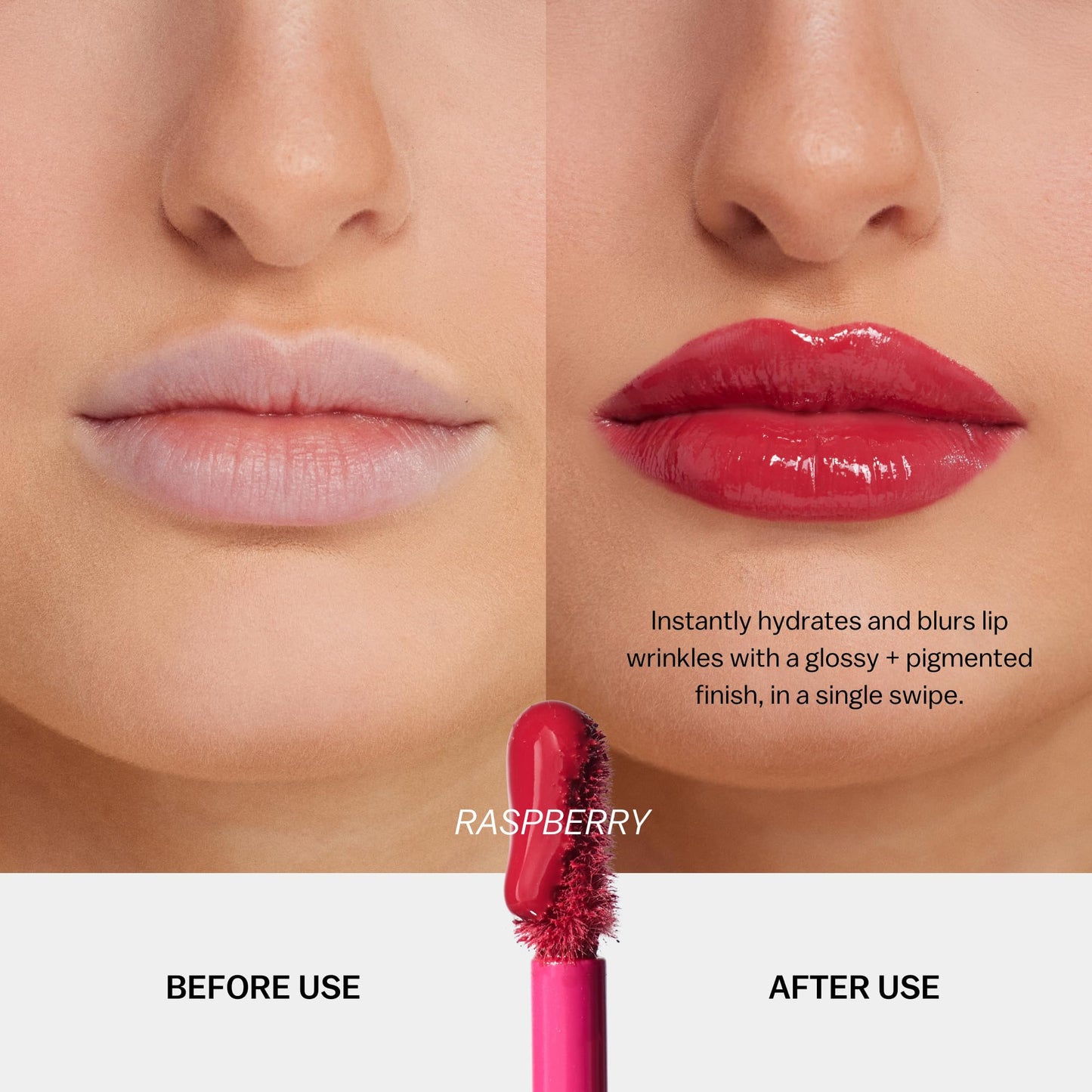 BASMA Beauty Ultra-Hydrating Rich Pigment Lip Gloss, Blurring Gloss with Shine, Non-Sticky High-Impact Color for Dry Lips, Nourishing Comfort, Glossy Beauty & Personal Care BASMA