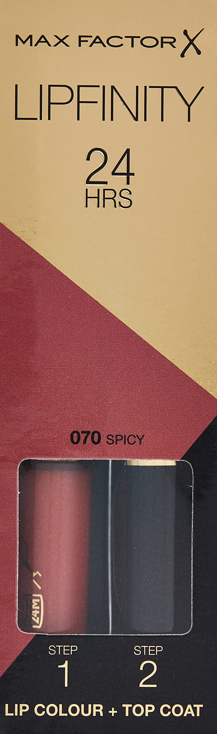 Max Factor Lipfinity Lipstick, Spicy, 1 Set Beauty & Personal Care Max Factor