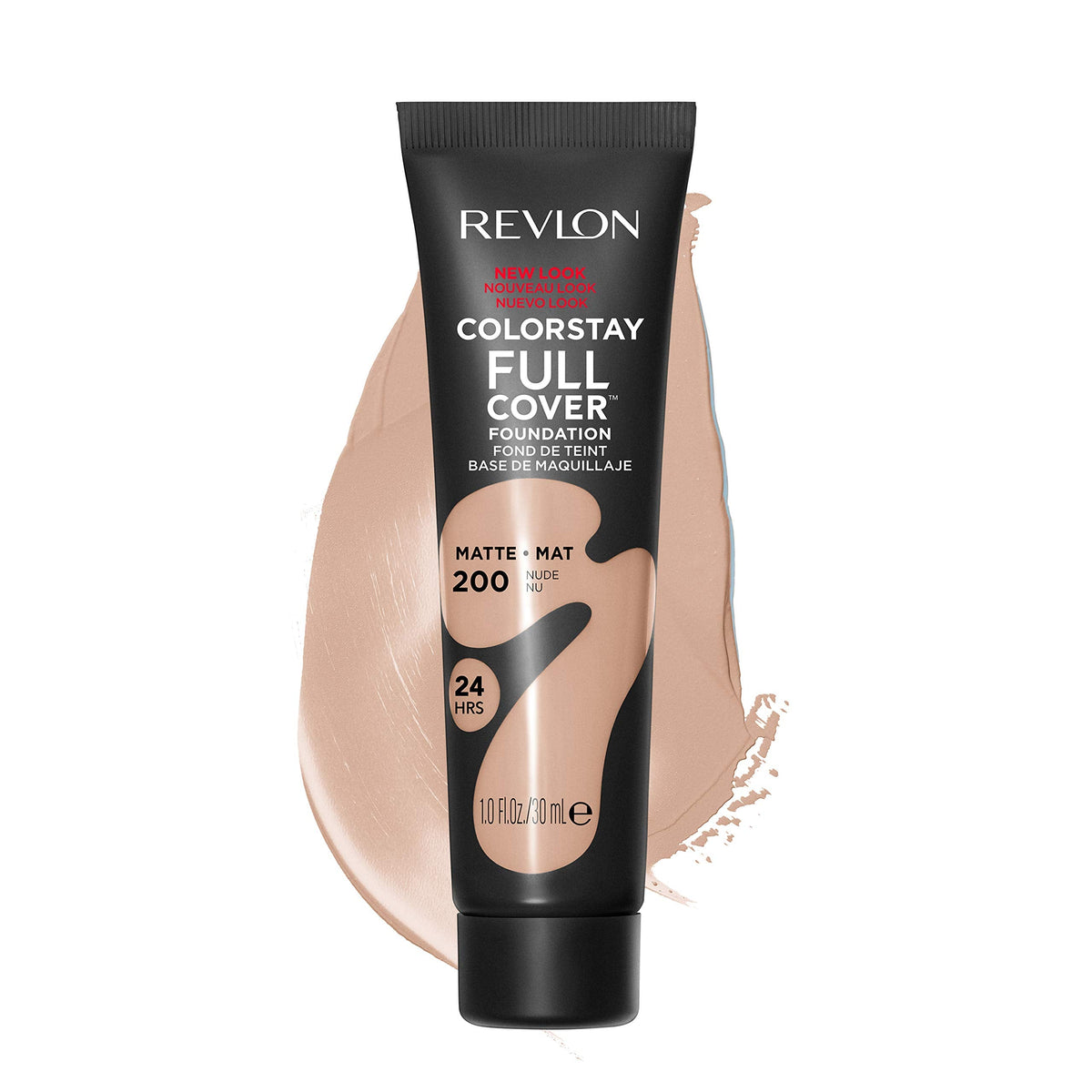 Revlon Liquid Foundation, ColorStay Face Makeup for Normal and Dry Skin, Longwear Full Coverage with Matte Finish, Oil Free, Nude, 1.0 Fl Oz Beauty & Personal Care REVLON