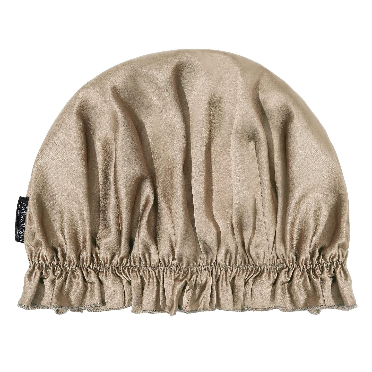 LILYSILK Silk Bonnet for Long and Cruly Hair Womens 100% Mulberry Silk Sleep Cap Ladies Hair Warp for Sleeping with Elastic Band Frills Silk Turban Beauty and Personal Care LilySilk