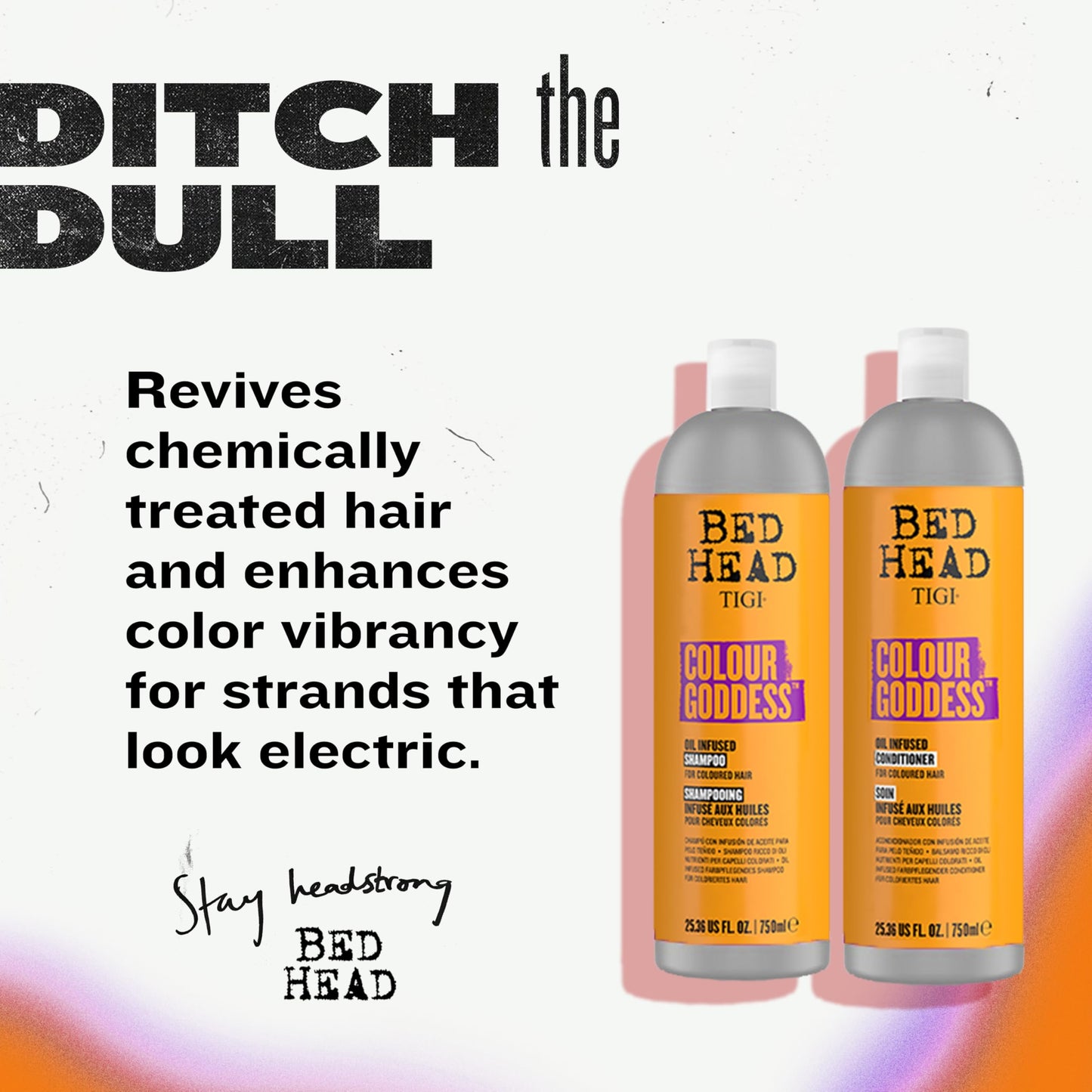 TIGI Bed Head Moisturizing Shampoo and Conditioner Set for dyed hair, Colour Goddess with Sweet Almond & Coconut Oils, 25.36 fl oz, 2 Pack Beauty & Personal Care TIGI