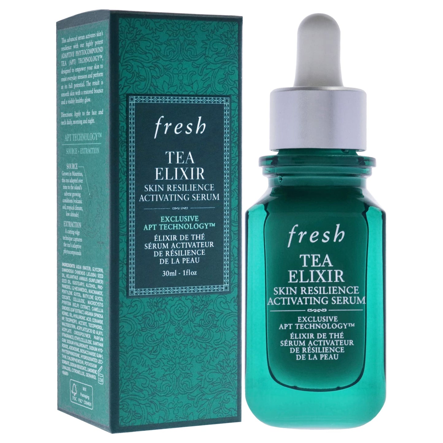 Fresh Tea Elixir Skin Resilience Activating Serum Serum Women 1 oz Beauty & Personal Care Fresh