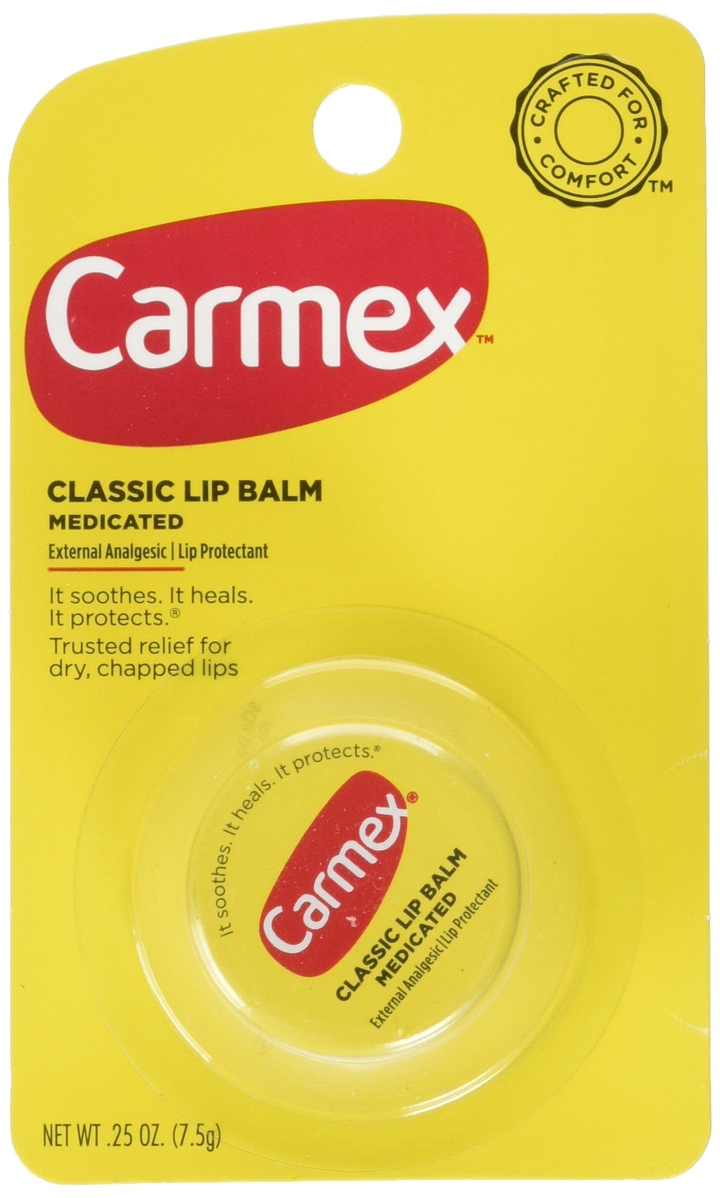 Carmex Classic Lip Balm Medicated, 0.25 oz Beauty and Personal Care Carmex