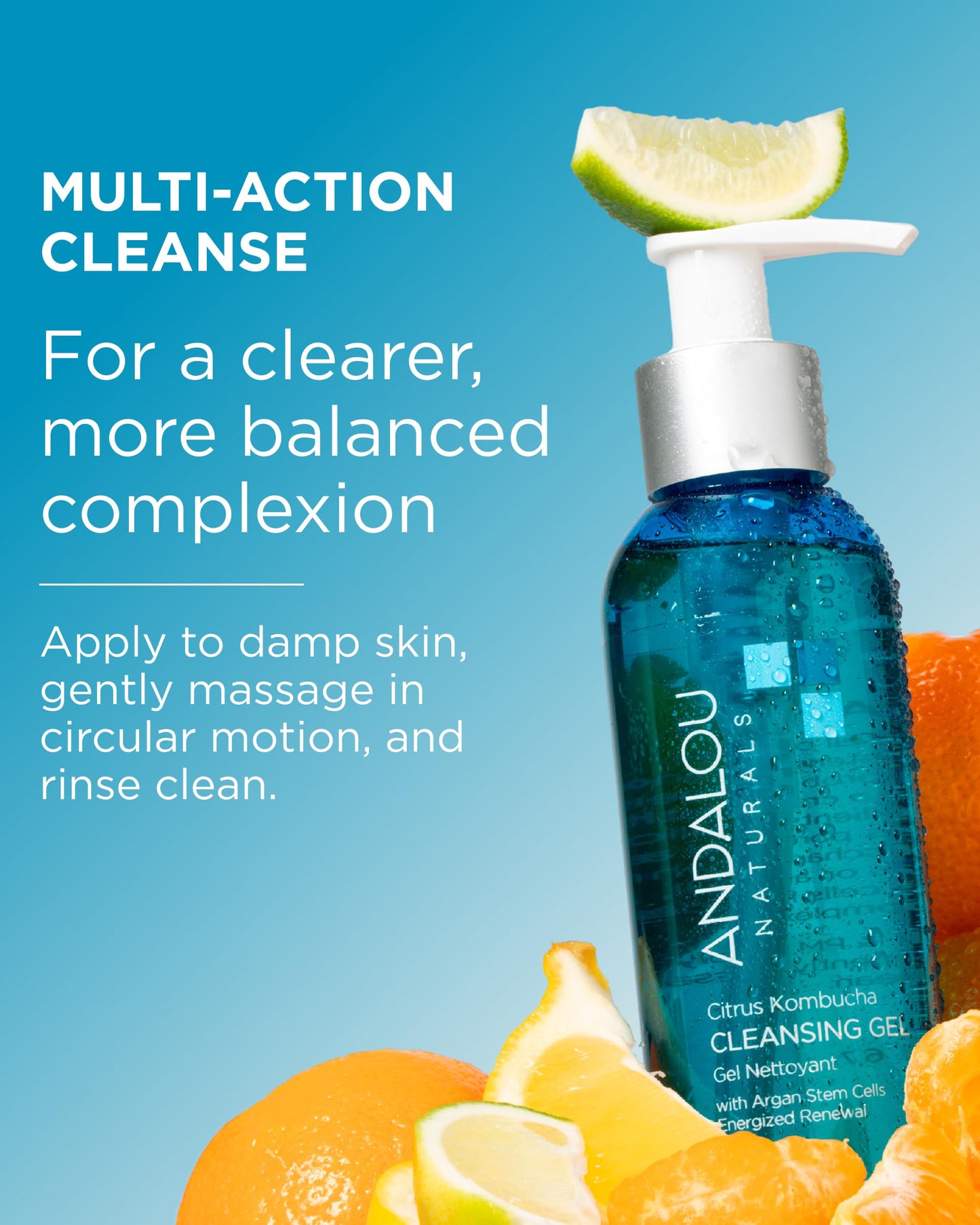 Andalou Naturals Cleasing Gl Ctrs Kombucha Beauty & Personal Care Andalou Naturals