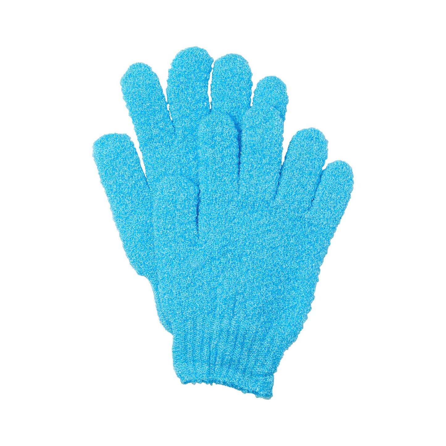 Red by Kiss Body Exfoliating Bath & Shower Medium Mitten Gloves, One Size Fits Most, Buffs Away Dead Skin & Impurities, Ideal for Smoother, Softer Beauty and Personal Care Red by Kiss