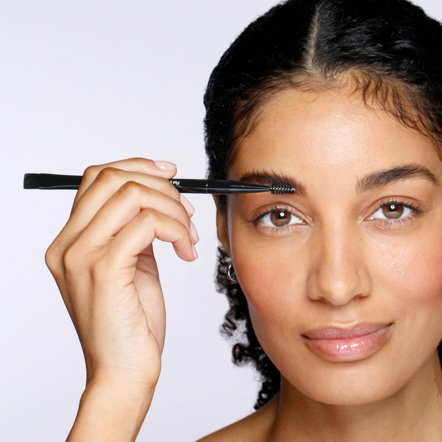 Tweezerman Dual Ended Flat Brow Brush Beauty & Personal Care Tweezerman
