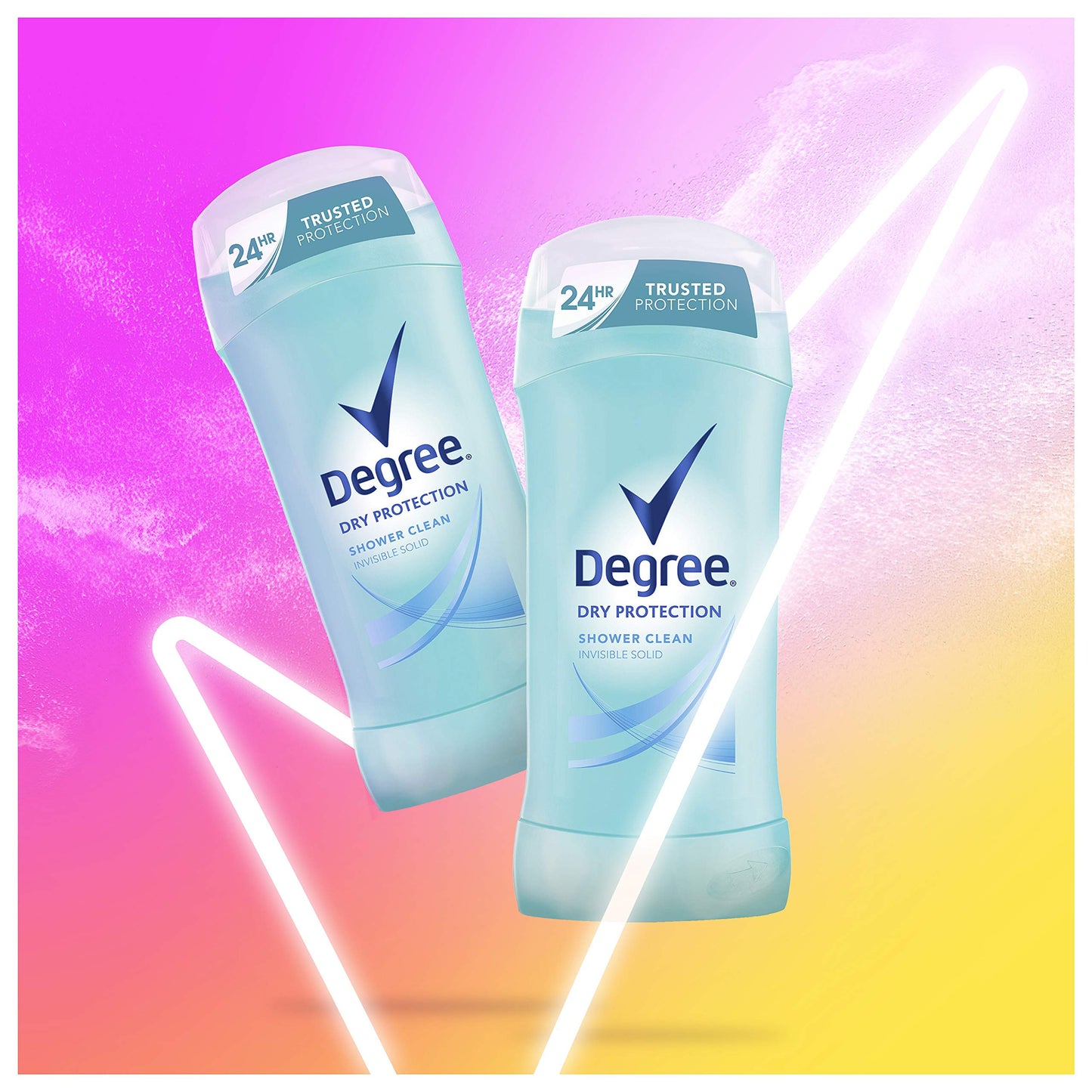 Degree Antiperspirant Deodorant 24 Hour Dry Protection Shower Clean Deodorant for Women 2.6 oz, 2 Count Beauty and Personal Care Degree