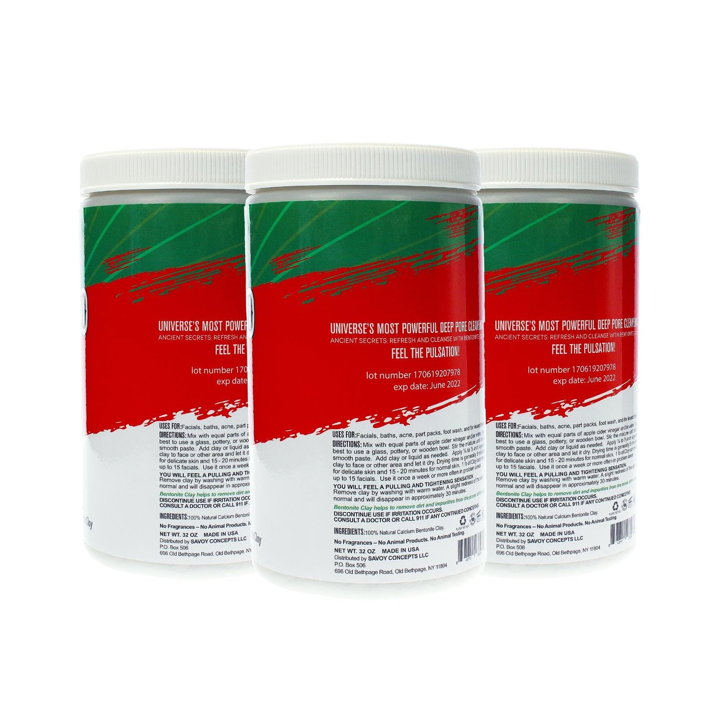 Mayan Magic Mud- Premium Indian Healing Clay- Powerful Deep Pore Cleansing Facial and Body Mask- 100% Pure Calcium Bentonite Clay- Treat Acne Beauty & Personal Care Mayan Magic Mud