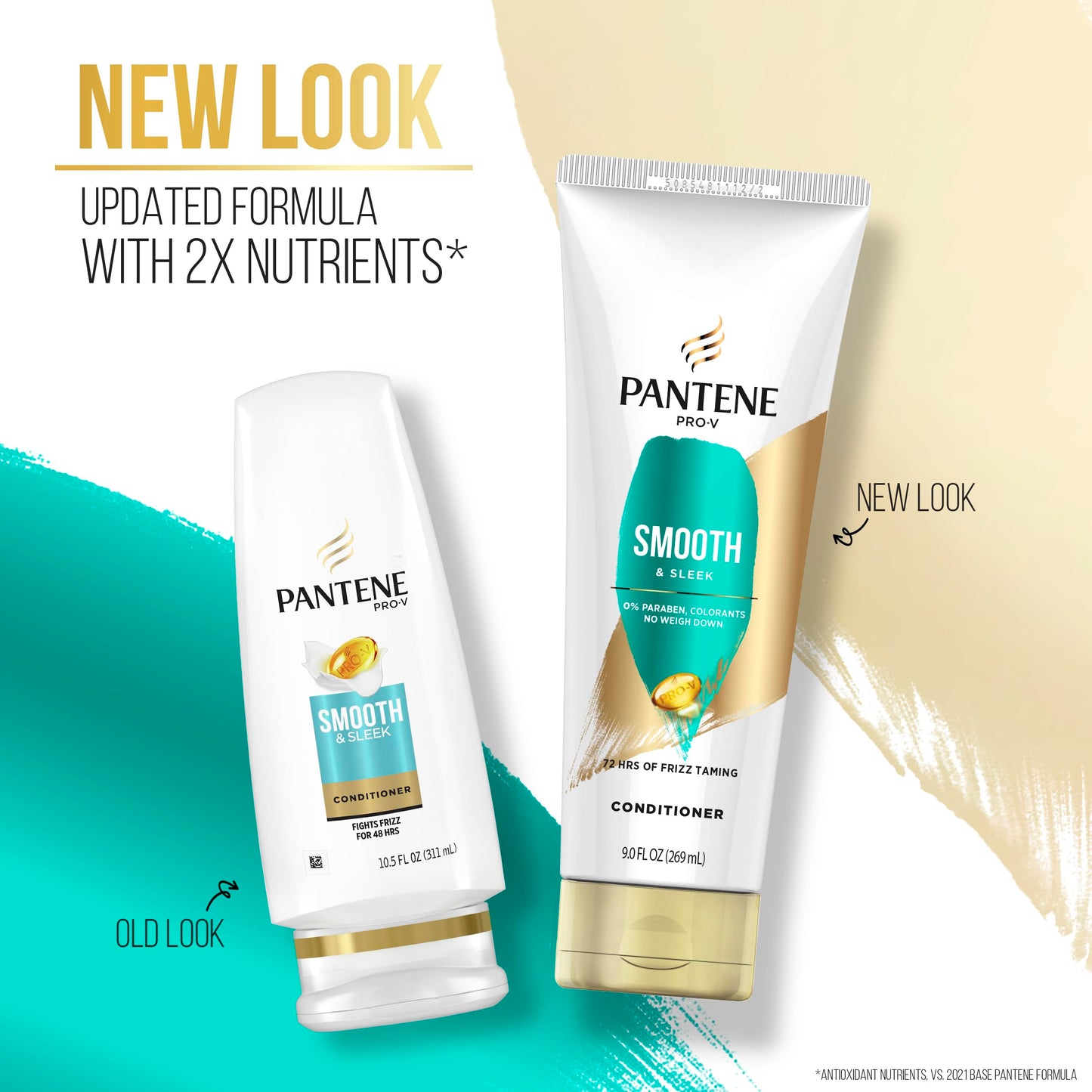 Pantene Pro-V Smooth & Sleek Duo Set Shampoo & Conditioner 12-12.6 Fl Oz Beauty & Personal Care Pantene