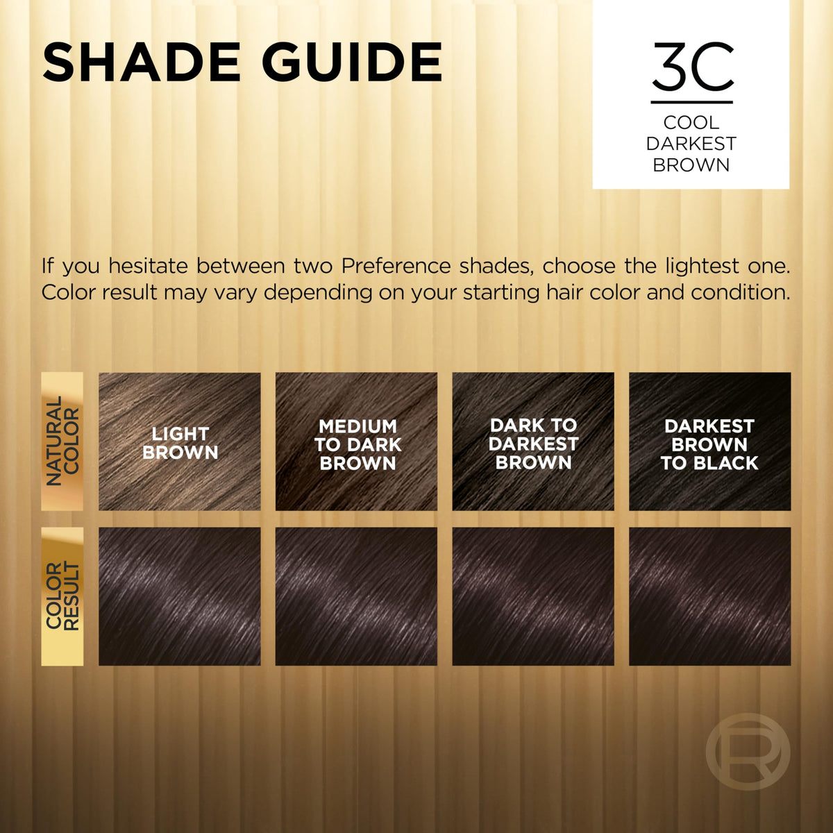 L'Oreal Paris Superior Preference Luminous Fade-Defying Permanent Hair Color, Hair Dye For Up to 9 Weeks of Radiance, Cool Darkest Brown 3C, 1 Hair Beauty & Personal Care L'Oreal Paris