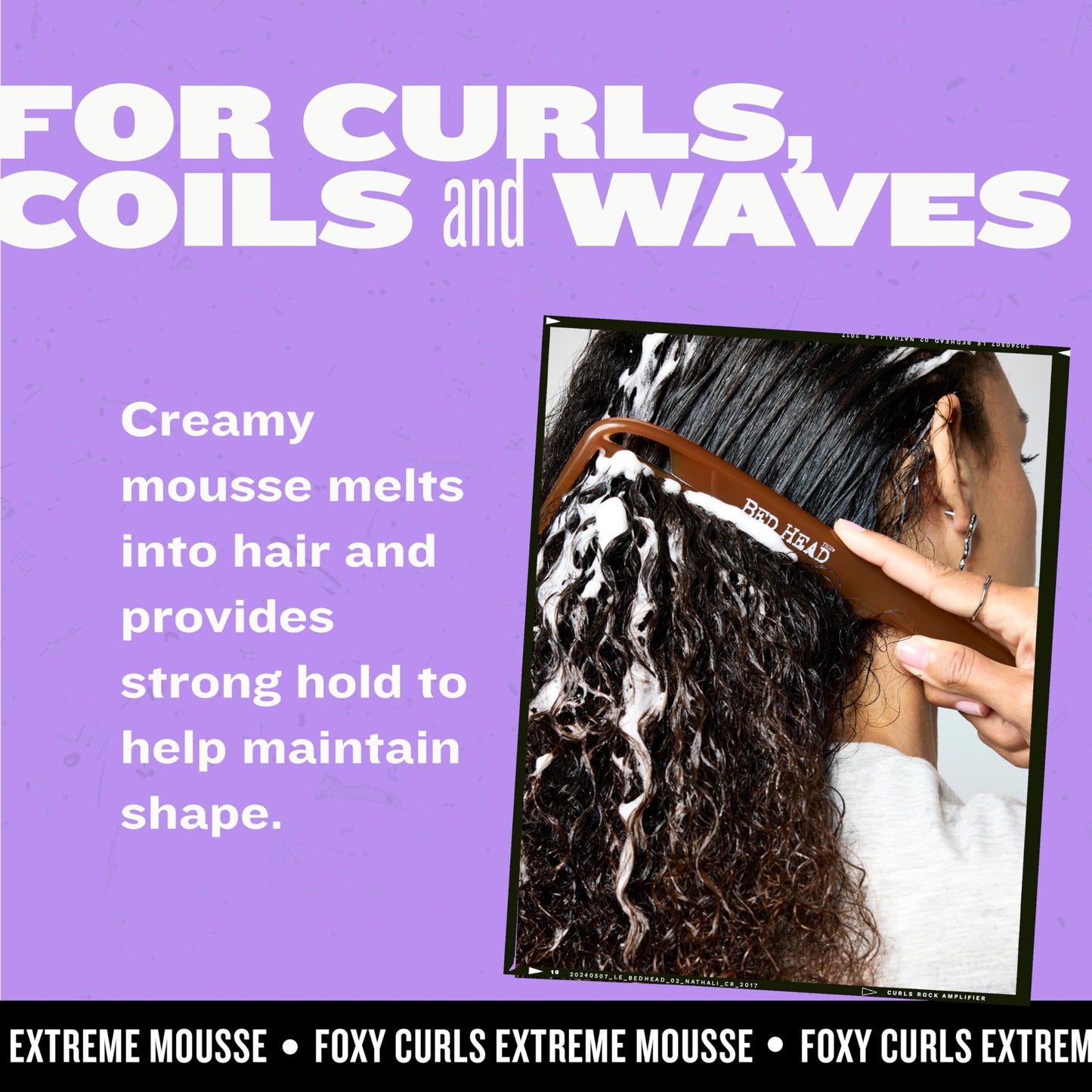 TIGI Bed Head Foxy Curls Curly Hair Mousse for Strong Hold 8.4 oz Beauty & Personal Care TIGI
