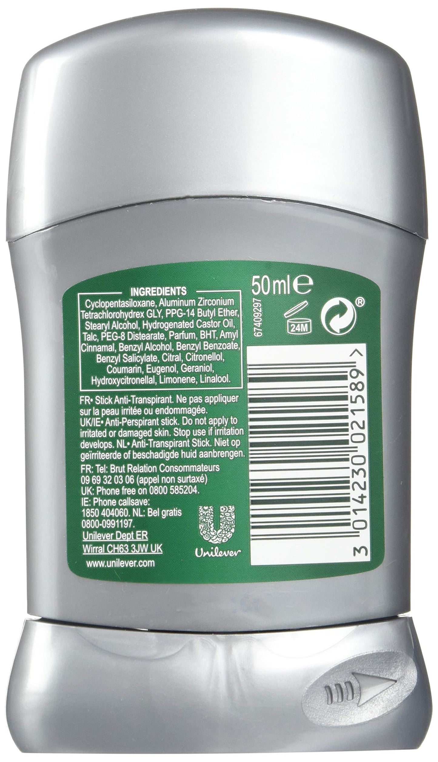 Brut Original Anti-transpirant Deo Stick For Mens 50ml (Pack of 2) Beauty and Personal Care Brut