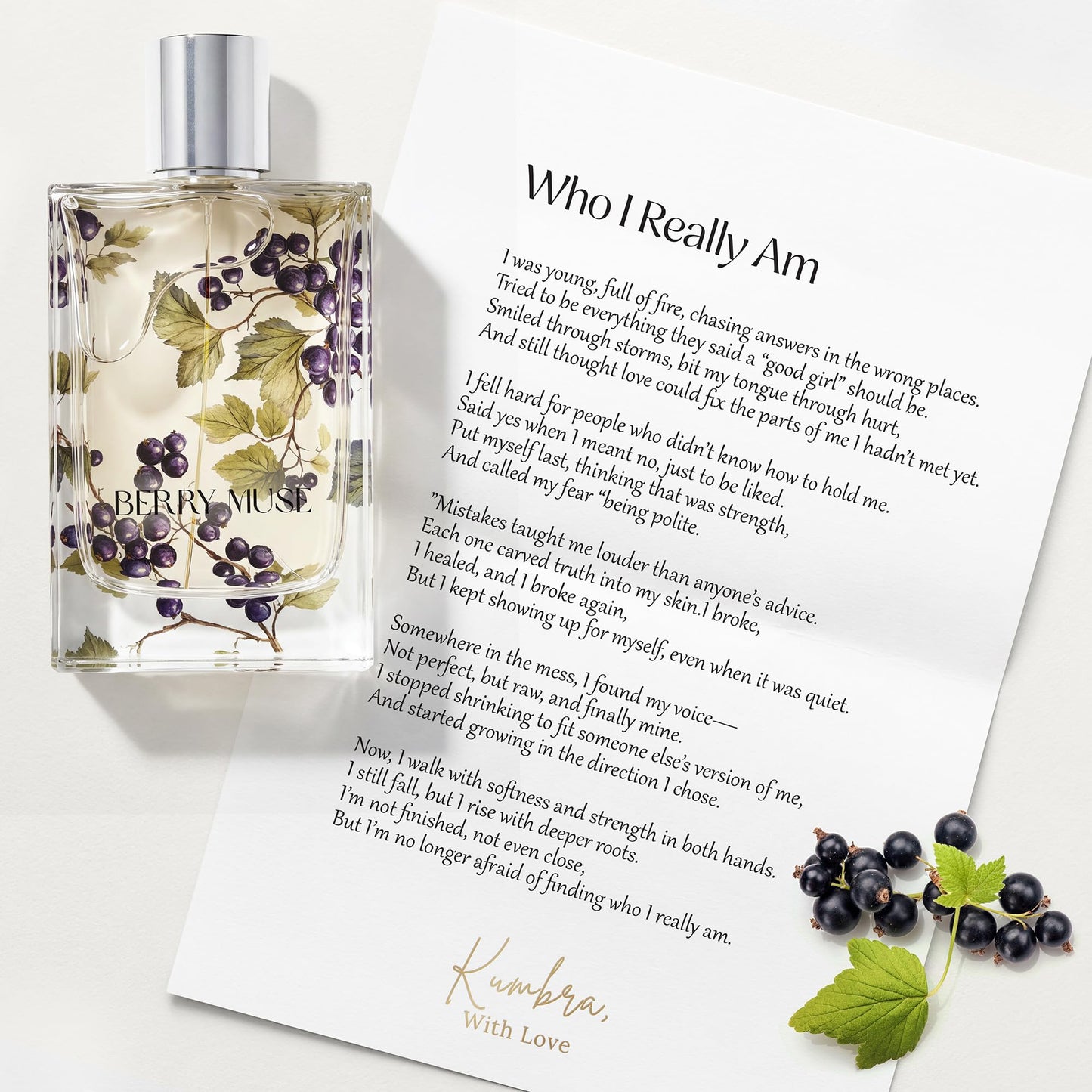 Kumbra With Love Berry Muse Eau de Parfum 100ML - Fruity Perfume for Women - Bold, Long-Lasting Scent with Blackberry, Jasmine, Oakmoss & Vanilla Beauty & Personal Care Kumbra With Love