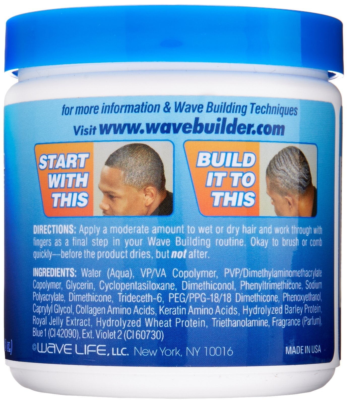 Wavebuilder Spinand Waves Holding Crème, 8 Ounce Beauty & Personal Care WAVEBUILDER