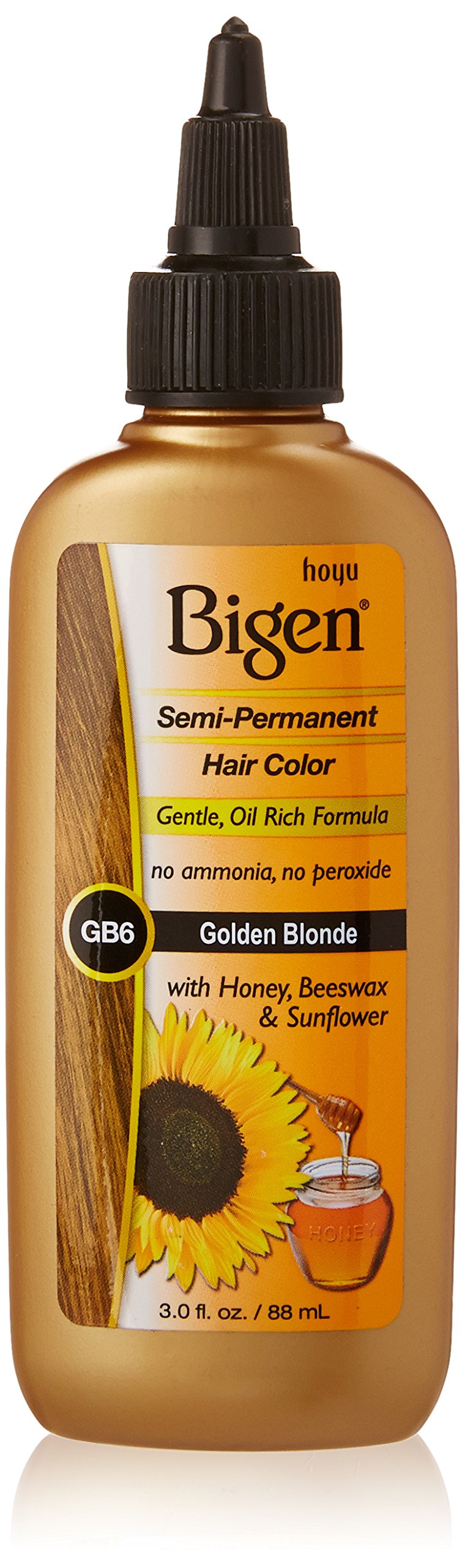 Bigen Semi Permanent Hair Color BSPGB6 Golden Blonde, 3 Fl Oz Beauty & Personal Care Bigen