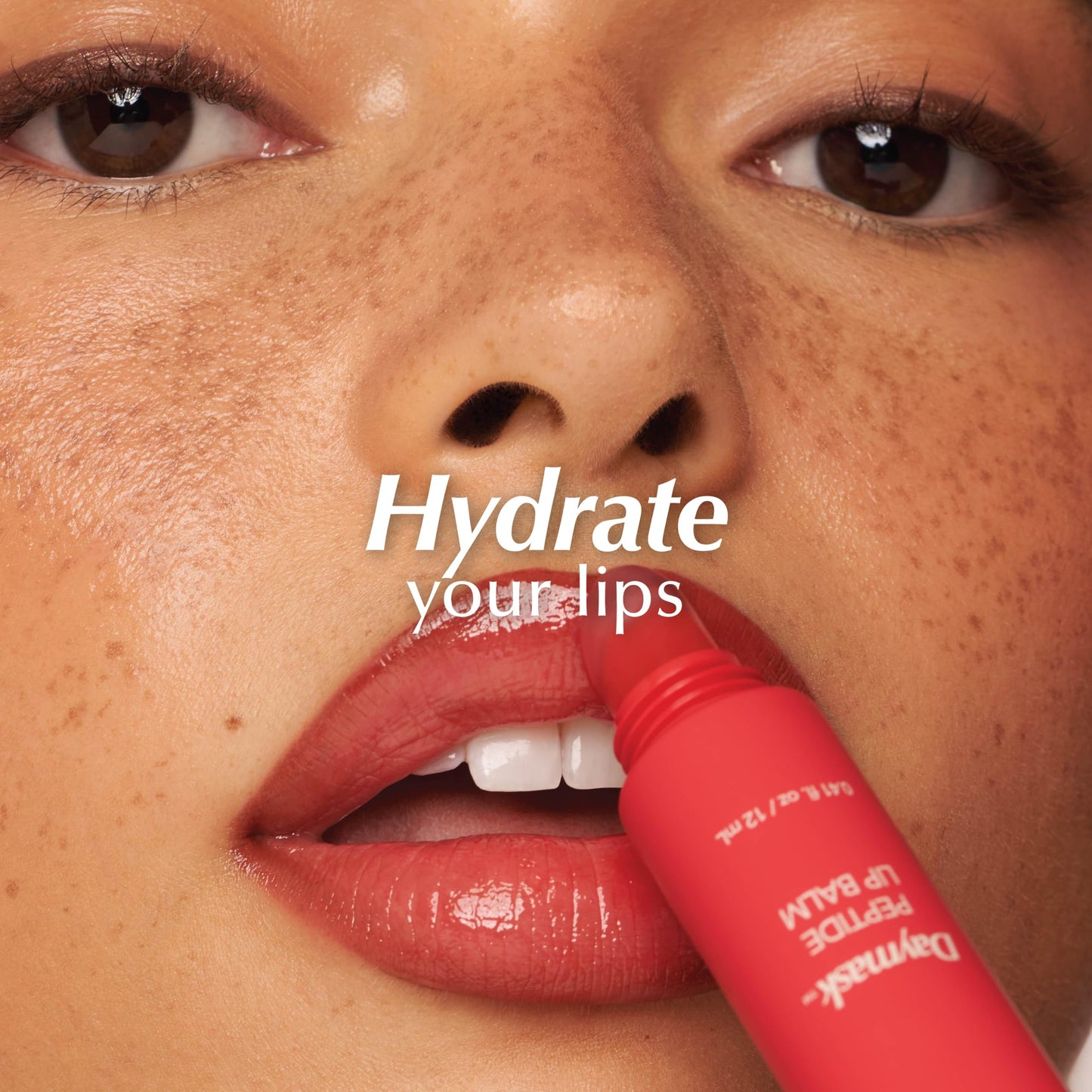 PERSONA June Daymask Peptide Lip Balm - Rich, Glossy Hydration - With Oat Kernel Oil, Squalane & Peptide Complex - Vegan, Fragrance-Free Beauty and Personal Care PERSONA