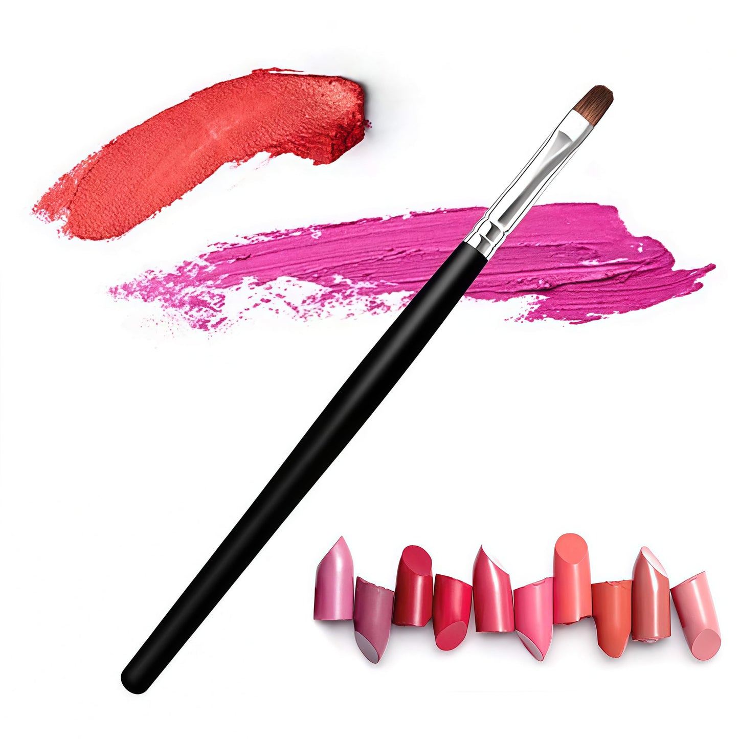 2 pcs Lip Brush Concealer Brushes ?Lipstick Gloss Brushes Applicators Eyeshadow Lip Liner Makeup Brush Cosmetics Make Up Tools, Small Make Up Brushes Beauty & Personal Care U-N
