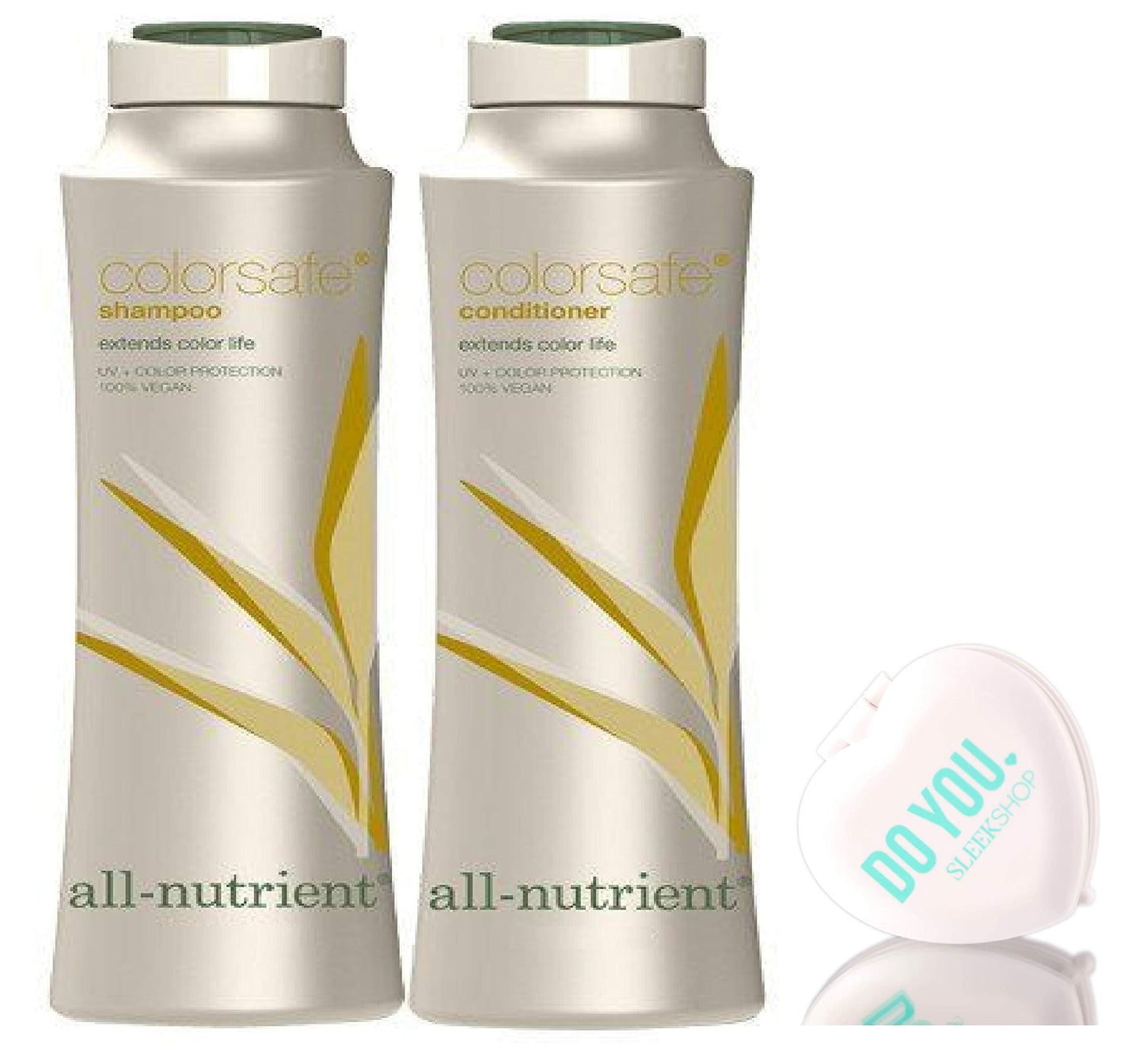 All Nutrient COLOR SAFE Shampoo & Conditioner DUO Set, extends color life (with Sleek Compact Mirror) (25 oz / 750ml Large DUO Kit) Beauty & Personal Care All Nutrient