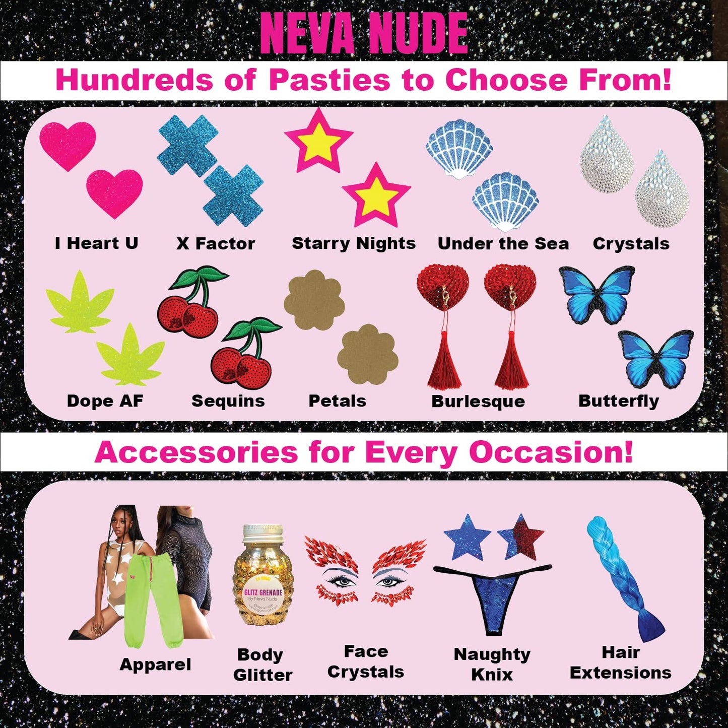 Neva Nude Face and Body Glitter Keychain - Chunky Glitter in Aloe for Festivals, Raves, and More | Cosmetic Grade | Super Sparkly (24 Karat Gold Beauty & Personal Care Neva Nude