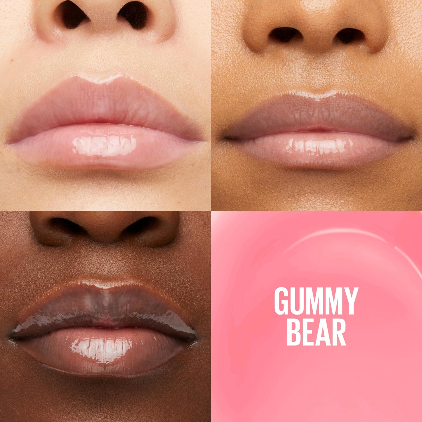 Maybelline New York Lifter Gloss Hydrating Lip Gloss with Hyaluronic Acid, Gummy Bear, Sheer Light Pink, 1 Count Beauty & Personal Care MAYBELLINE