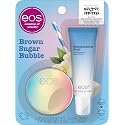 eos Flavor Lab Secret Menu Gift Set - Brown Sugar Boba Lip Scrub Exfoliator & 24H Moisture Super Balm, Limited-Edition Lip Treatment, Nourishing Beauty & Personal Care eos