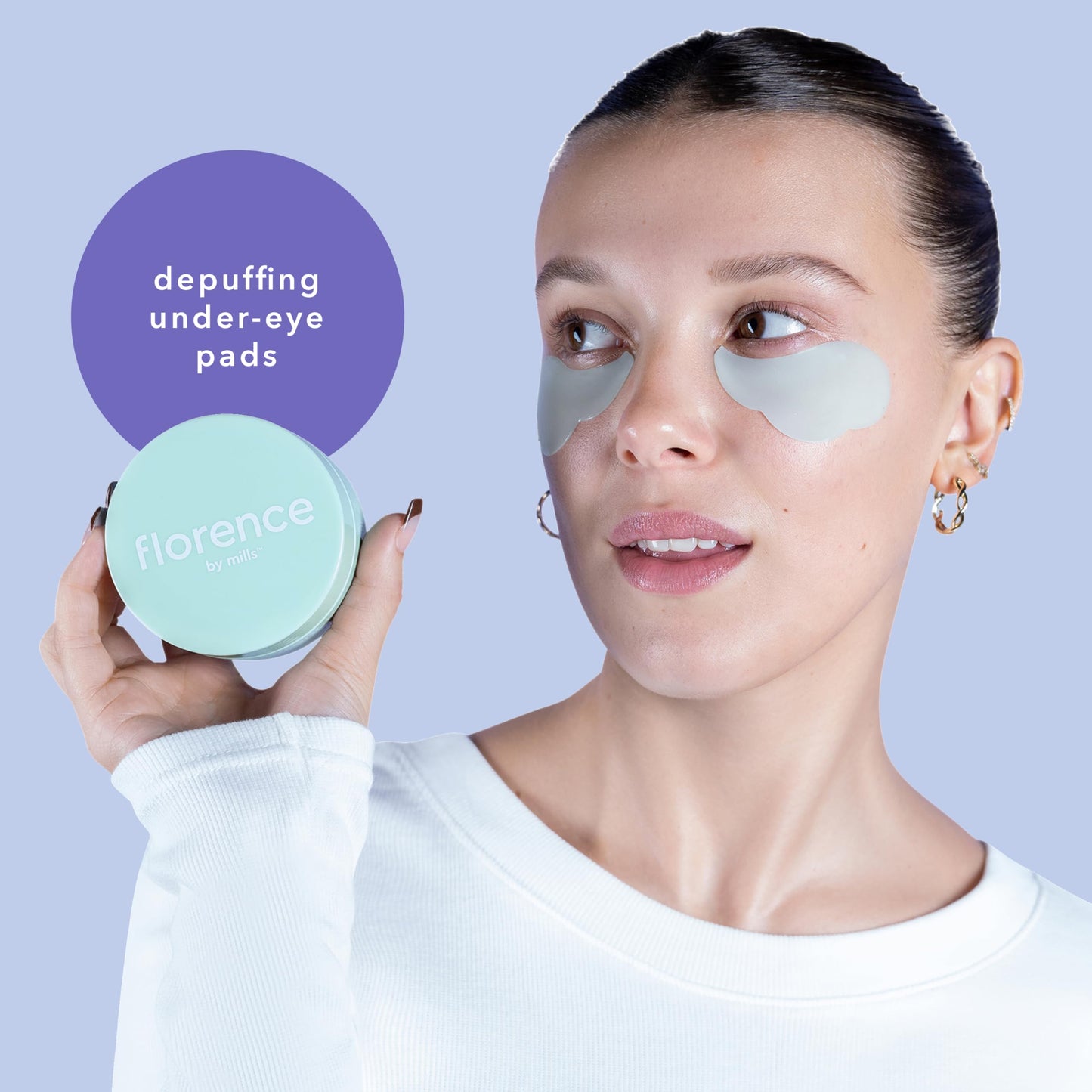 florence by mills Floating Under the Eyes Depuffing Gel Pads | Re-Energize Tired Under Eyes | Hydrating | Vegan & Cruelty-Free - 30 Pairs/60 count Beauty & Personal Care florence by mills