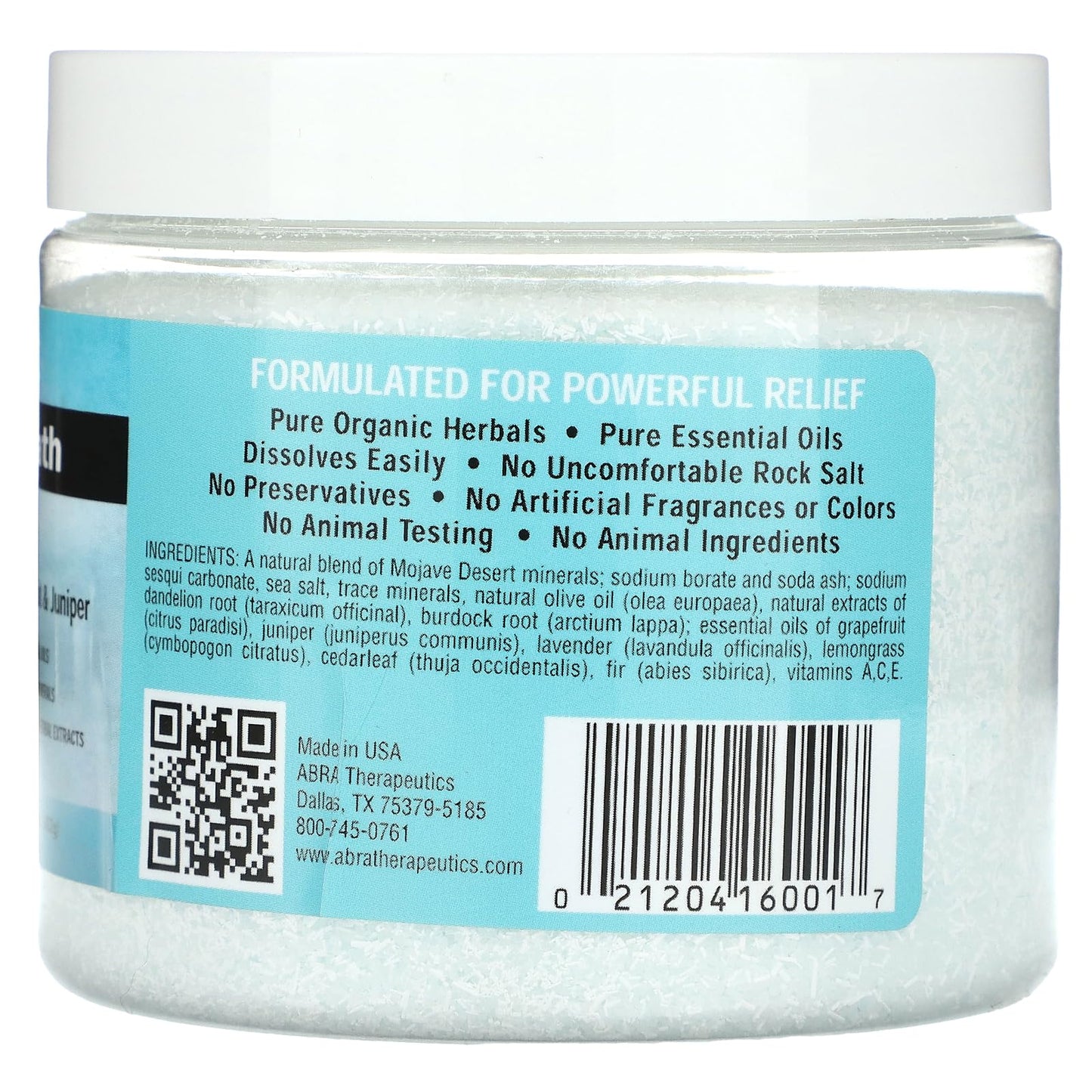 Abra Cellular Detox Bath Grapefruit And Juniper 17 oz. Beauty & Personal Care Abra