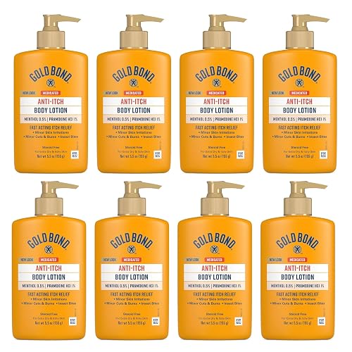Gold Bond Anti-Itch Lotion 5.50 oz (Pack of 8) - Packaging May Vary Beauty & Personal Care Gold Bond