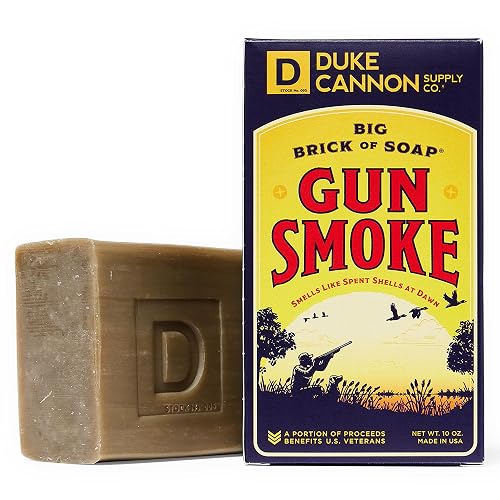 Duke Cannon Supply Co. Big Brick of Men's Soap - Gun Smoke, 10oz (Pack of 1) Beauty & Personal Care Duke Cannon Supply Co.