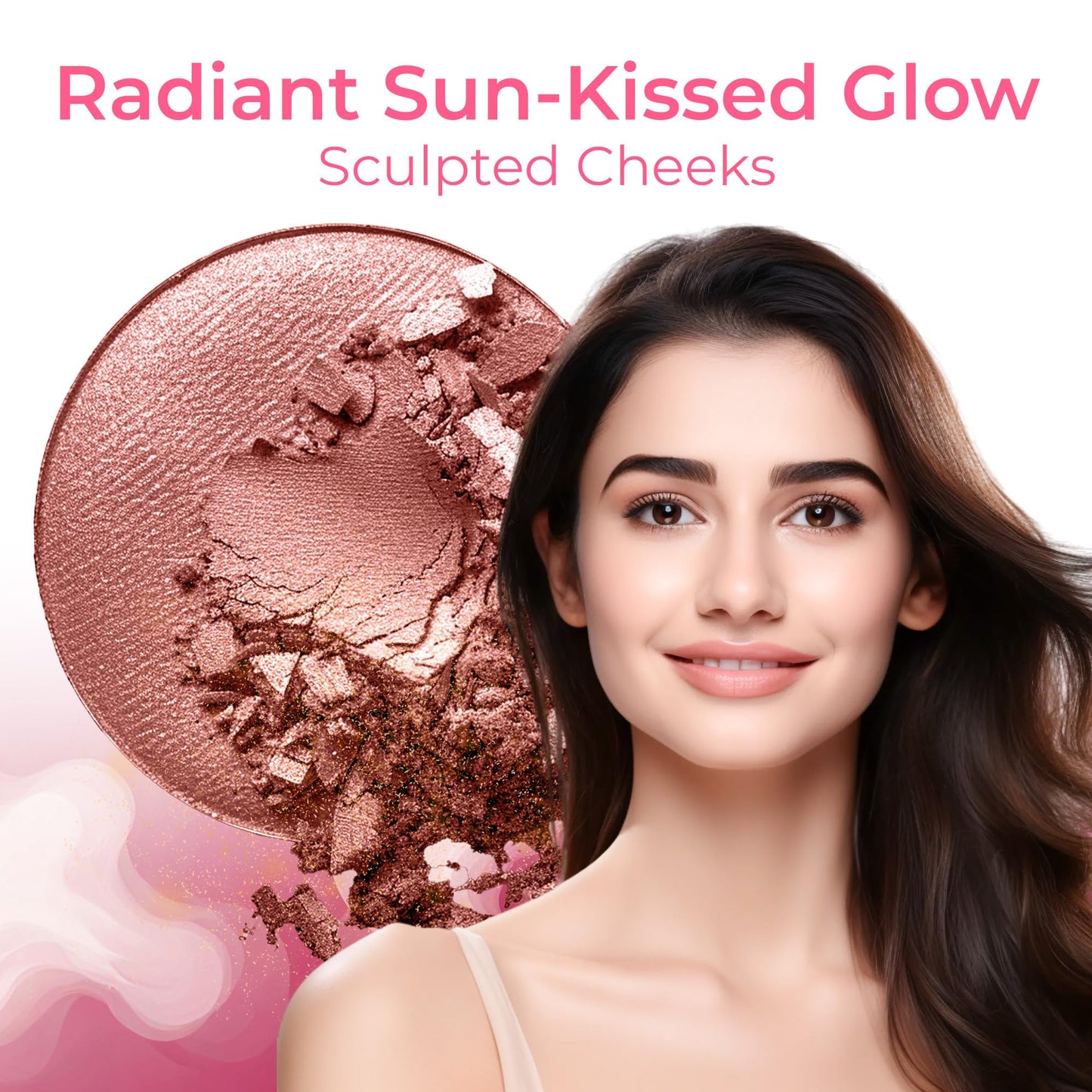 BRONZER POWDER Mineral Makeup Bronzing Loose Baked Highlighting Contour Tanning Shimmering Warmth Bare Sun Kissed Face Illuminating Glow Beauty & Personal Care Sweet Face Minerals