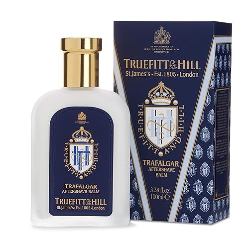 Truefitt & Hill Luxury Aftershave Balm - Trafalgar - Premium Soothing Moisturizer with Aloe Vera Extract - Ideal for Sensitive Skin, Razor Burn… Beauty & Personal Care Truefitt & Hill