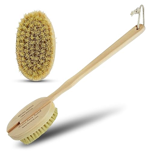 Bernard Jensen Natural Bristle Body Brush - 1 Brush for Dry Brushing, Exfoliation & Skin Care Beauty & Personal Care Bernard Jensen's