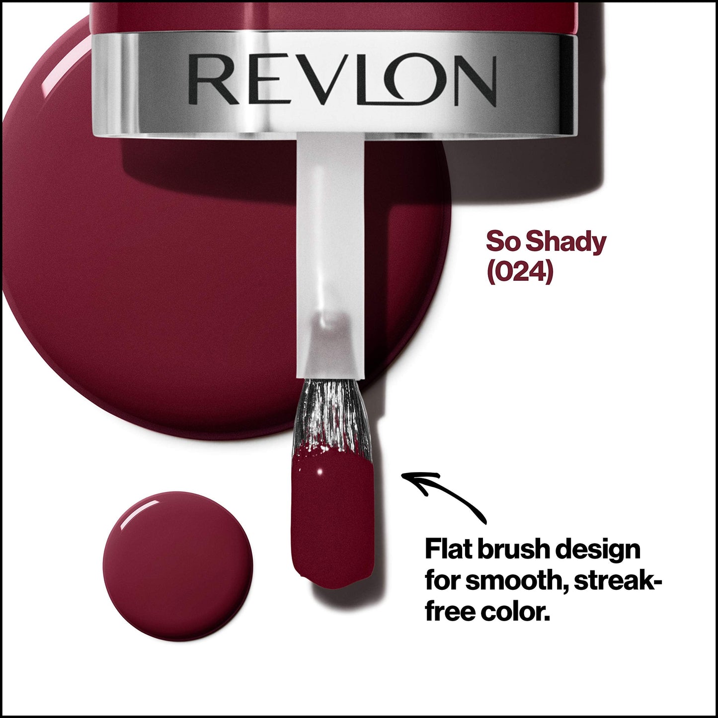 REVLON Ultra HD Snap Nail Color, Natural Rich Glossy Polish, 100% Vegan Formula, No Base or Top Coat Needed, 024 So Shady, 0.27 fl oz Beauty & Personal Care REVLON