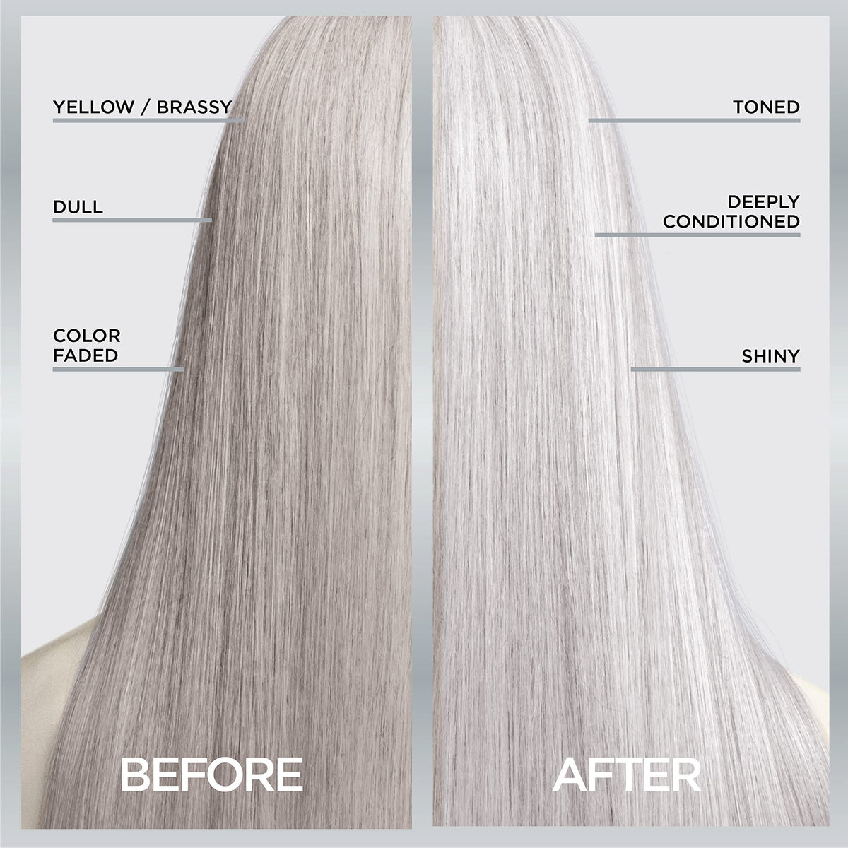 L'Oreal Paris Le Color Gloss One Step Toning Gloss, In-Shower Hair Toner with Deep Conditioning Treatment Formula for Gray Hair, Silver White, 1 Kit Beauty & Personal Care L'Oreal Paris