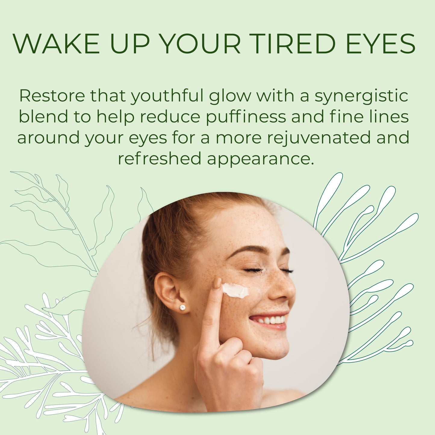 Sea-El Miracle Sea Kelp Eye Cream Hydrating & Correcting Yerba Mate Caffeine & Hyaluronic Acid for Dark Circles Bags & Puffiness - Daily Anti Aging Beauty & Personal Care Sea-El