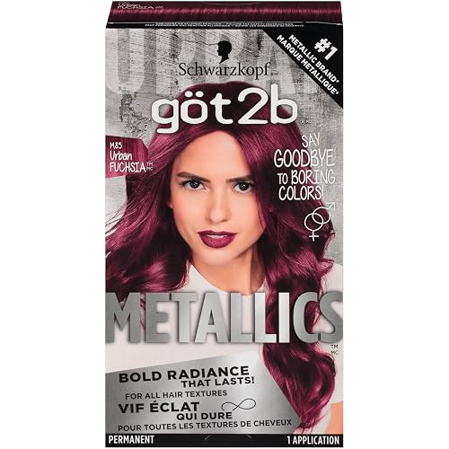 Got2b Metallics Permanent Hair Color, M85 Urban Fuchsia Beauty & Personal Care Got2B