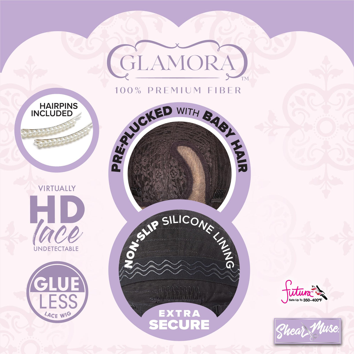 Sensationnel Glamora Lace Front Wig-Glam Unit 5, BALAYAGESUNKISSED