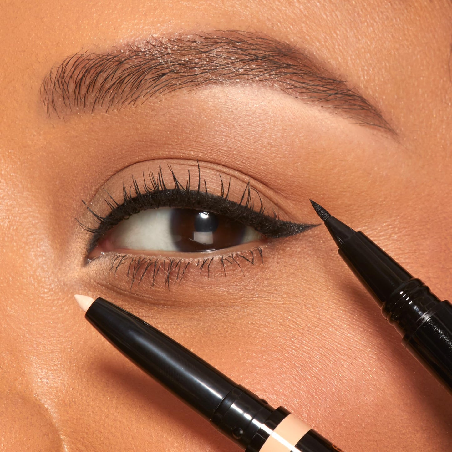 tarte double take awake micro liquid liner - 2-in-1 Amazonian Clay-Infused Eyeliner Pen for Bold, Wide-Awake looking Eyes, Longwear, Waterproof, Vegan Beauty & Personal Care tarte