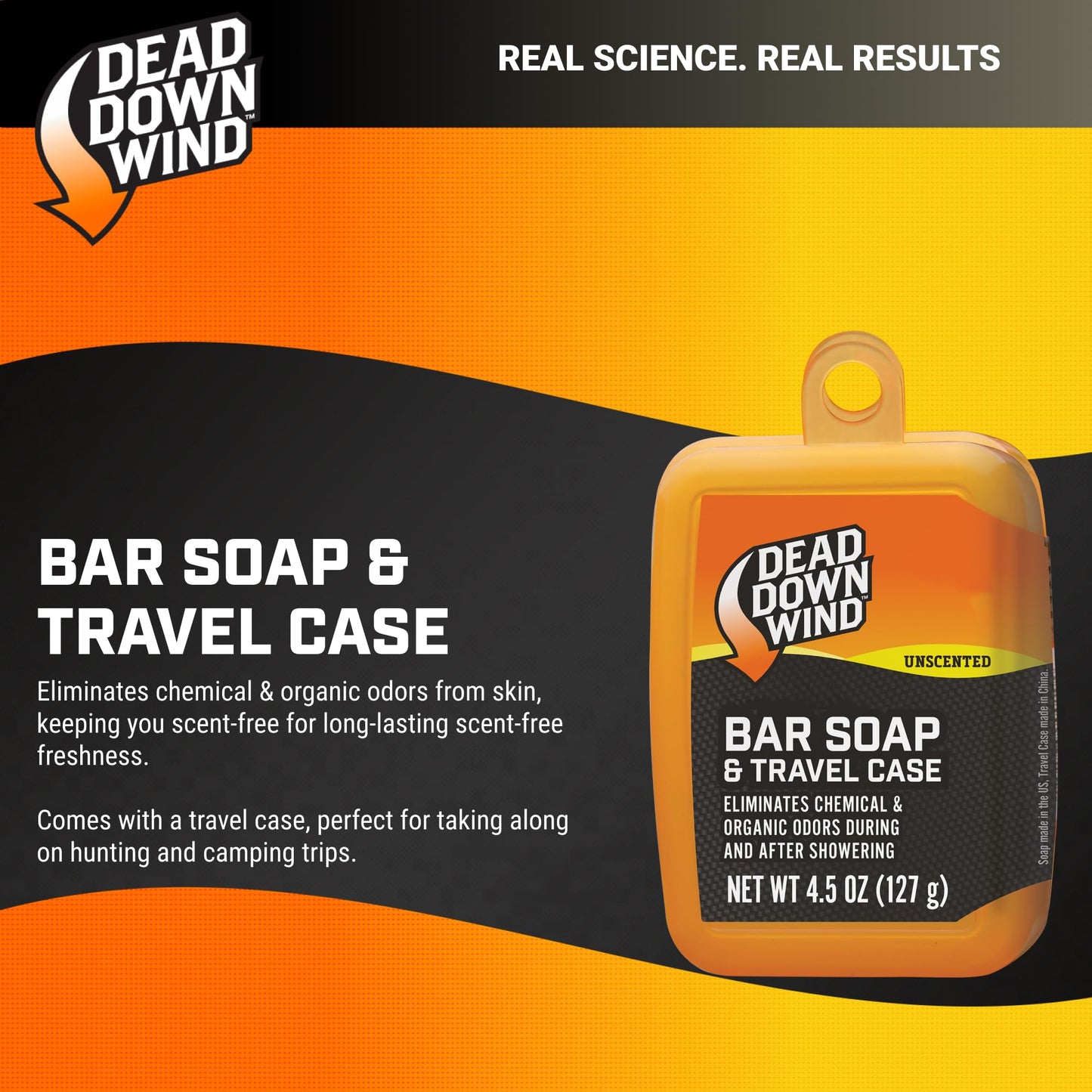 DEAD DOWN WIND 12002 Bar Soap with Travel Container (4.5oz) Beauty & Personal Care DEAD DOWN WIND