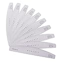 Makartt Nail File: Professional Nail Files, 100/180 Grit Emery Boards for Nails, 10 Pcs Zebra Doubled Sides Coarse Fingernail Filer for Acrylic Beauty & Personal Care Makartt