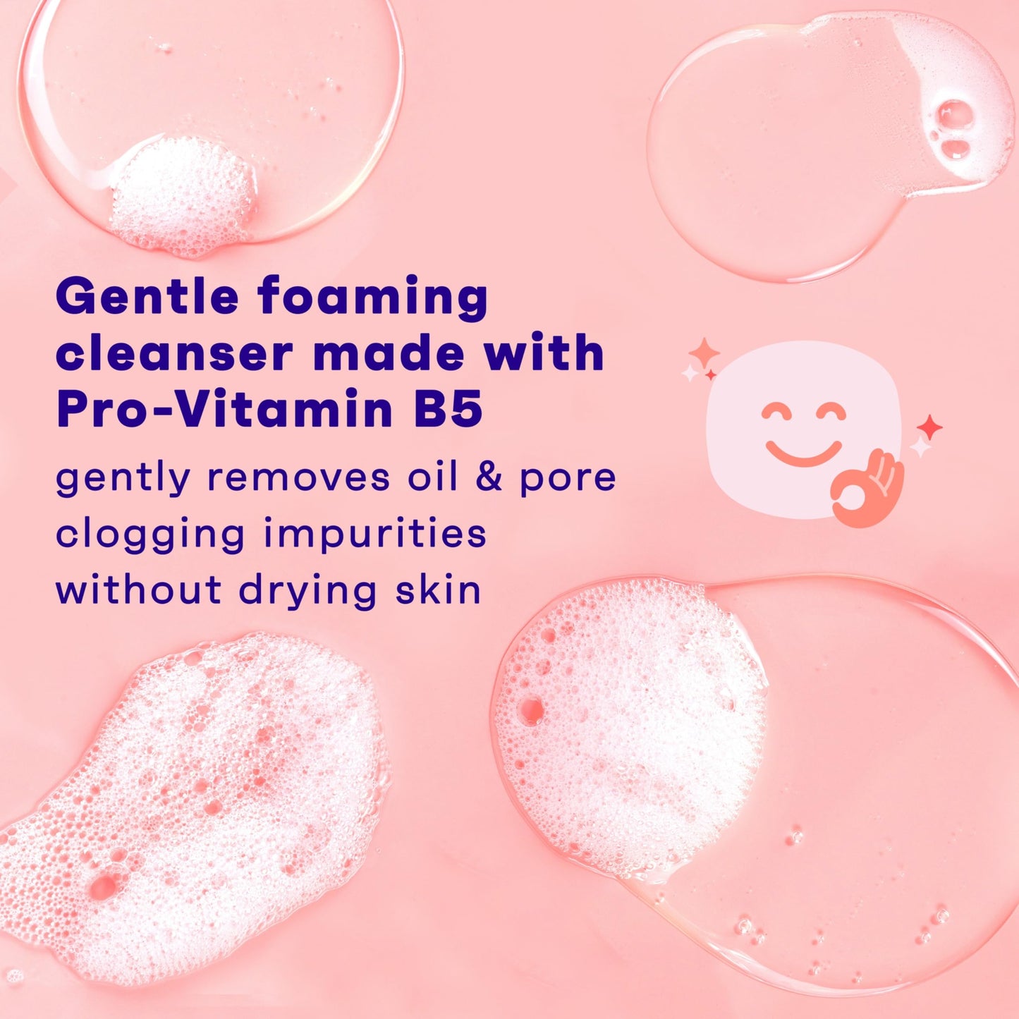 Clean & Clear Essentials Oil-Free Foaming Facial Cleanser, Daily Foaming Face Wash with Pro-Vitamin B5 for Sensitive Skin, Gently Removes Oil Beauty & Personal Care Clean & Clear