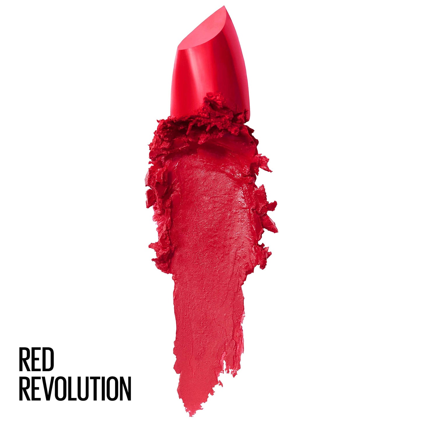 Maybelline Color Sensational Lipstick, Lip Makeup, Cream Finish, Hydrating Lipstick, Nude, Pink, Red, Plum Lip Color, Red Revolution, 0.15 oz; Beauty & Personal Care MAYBELLINE