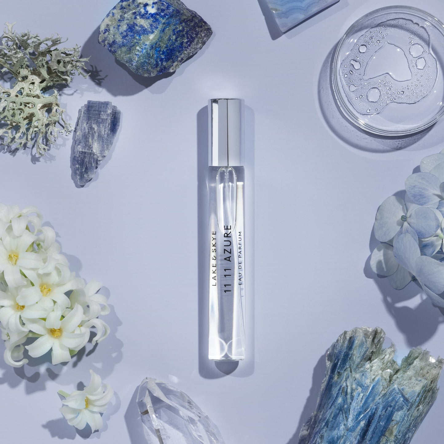 Lake & Skye 11 11 Azure Eau de Parfum Travel Spray, 0.5 fl oz (15 ml) - Aquatic, Floral, Skin Musk, Clean, Vegan, Paraben-Free, Cruelty-Free Beauty & Personal Care Lake & Skye