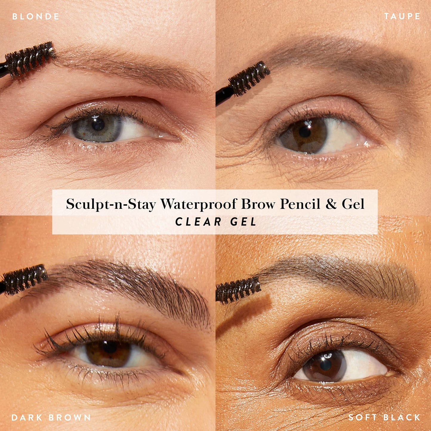 LAURA GELLER NEW YORK Sculpt-n-Stay Waterproof Brow Pencil & Gel- Taupe Beauty & Personal Care LAURA GELLER NEW YORK