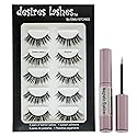Magnetic Eyelashes Natural Magnet Faux-Lashes Multipack Kit 5Pairs, Sophia Beauty & Personal Care DESIRES LASHES By EMILYSTORES