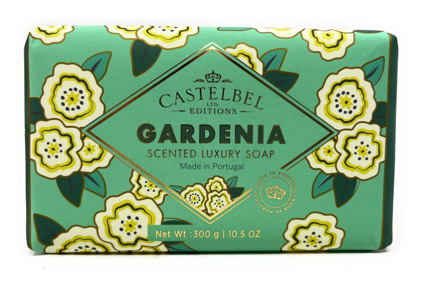 Castelbel Luxury Gardenia Fragranced Soap Bar 10.5 Oz, Clear Beauty & Personal Care Castelbel