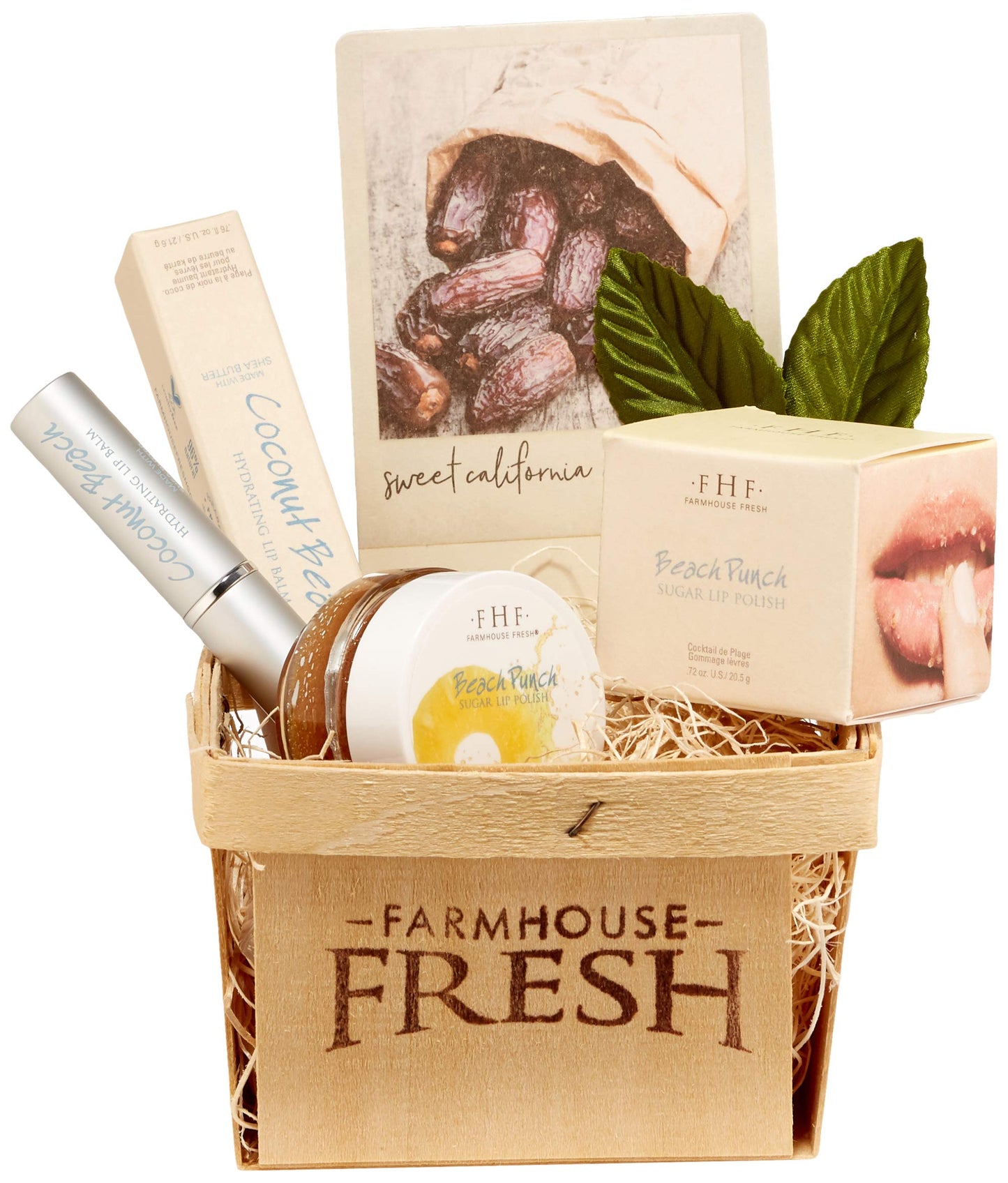 FarmHouse Fresh Beach Lip Basket, Coconut Pineapple, 2 Count Beauty & Personal Care FarmHouse Fresh